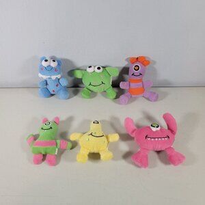 Monster Plush Assortment Goodie Bags Prizes 6 Pack Fun Express Mini